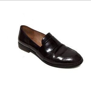 MADEWELL The Elin Leather Loafer Burgundy 7.5